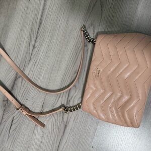 Kate Spade Elegant Pink Quilted Shoulder Bag